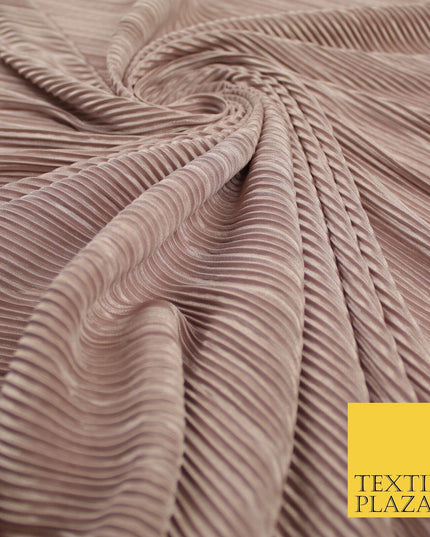 17 COLOURS Mini Pleated Crushed Plissé Satin Stretch Bodre Fabric Skirt Trousers