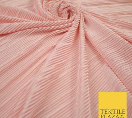 17 COLOURS Mini Pleated Crushed Plissé Satin Stretch Bodre Fabric Skirt Trousers