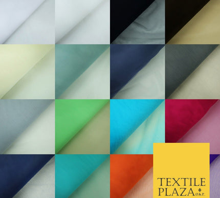 16 COLOURS - Premium Soft / Light Stiff Dress Net Fabric Tulle Material 60"