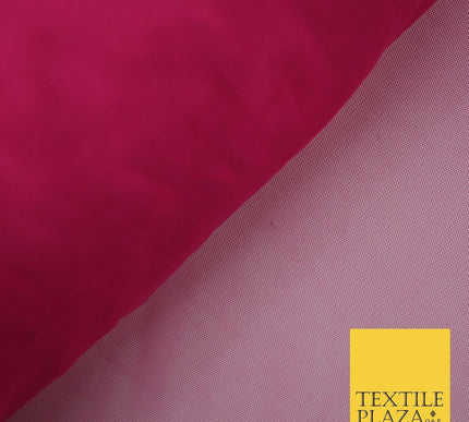 16 COLOURS - Premium Soft / Light Stiff Dress Net Fabric Tulle Material 60"