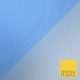 OVER 15 COLOURS - Premium Plain Stiff Dress Net Fabric Mesh Tulle Material 60"