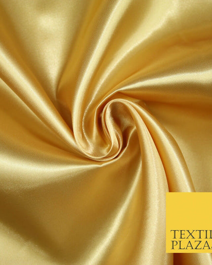 Plain Solid Smooth Shiny Lightweight Poly Satin Fabric Dress Lining Material 58"