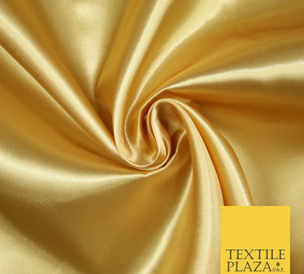 Plain Solid Smooth Shiny Lightweight Poly Satin Fabric Dress Lining Material 58"
