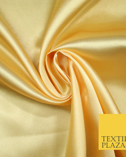 Plain Solid Smooth Shiny Lightweight Poly Satin Fabric Dress Lining Material 58"