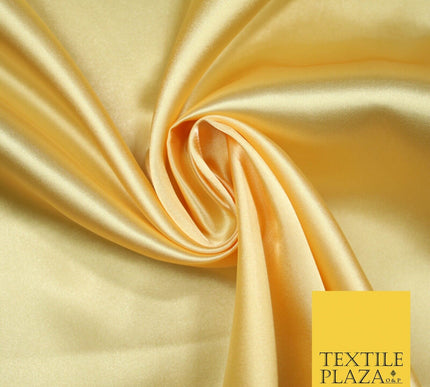 Plain Solid Smooth Shiny Lightweight Poly Satin Fabric Dress Lining Material 58"