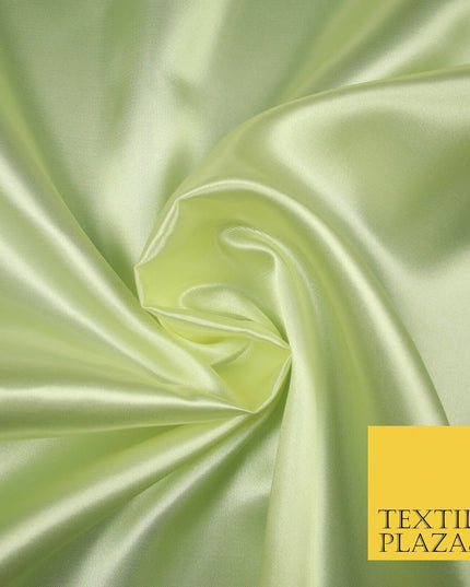 Plain Solid Smooth Shiny Lightweight Poly Satin Fabric Dress Lining Material 58"