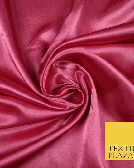 Plain Solid Smooth Shiny Lightweight Poly Satin Fabric Dress Lining Material 58"