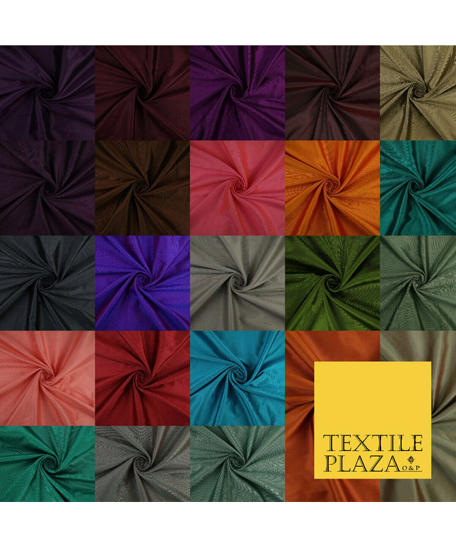 OVER 20 COLOURS - Plain TAFFETA SATIN Two Tone Shot Silk Dress Fabric Material