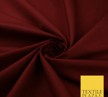 MAROON Stretch Cotton Drill Fabric Twill Uniform Work 56" 8584