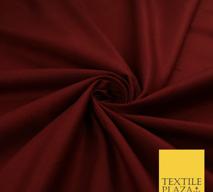 MAROON Stretch Cotton Drill Fabric Twill Uniform Work 56" 8584
