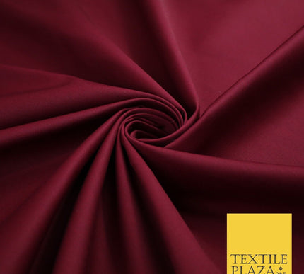 MAROON Poly Cotton Drill Fabric Twill Upholstery Uniform Work 56" 8578