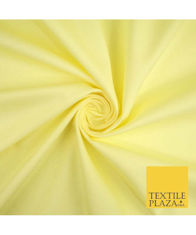 LEMON Stretch Cotton Drill Fabric Twill Upholstery Uniform Work 56" 8579