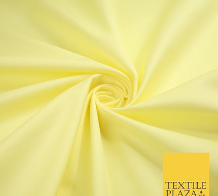 LEMON Stretch Cotton Drill Fabric Twill Upholstery Uniform Work 56" 8579