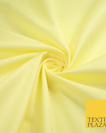 LEMON Stretch Cotton Drill Fabric Twill Upholstery Uniform Work 56" 8579