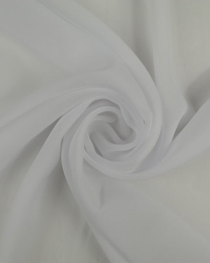 17 COLOURS Plain Soft Smooth Heavy Georgette Chiffon Sheer Dress Fabric 59" Wide