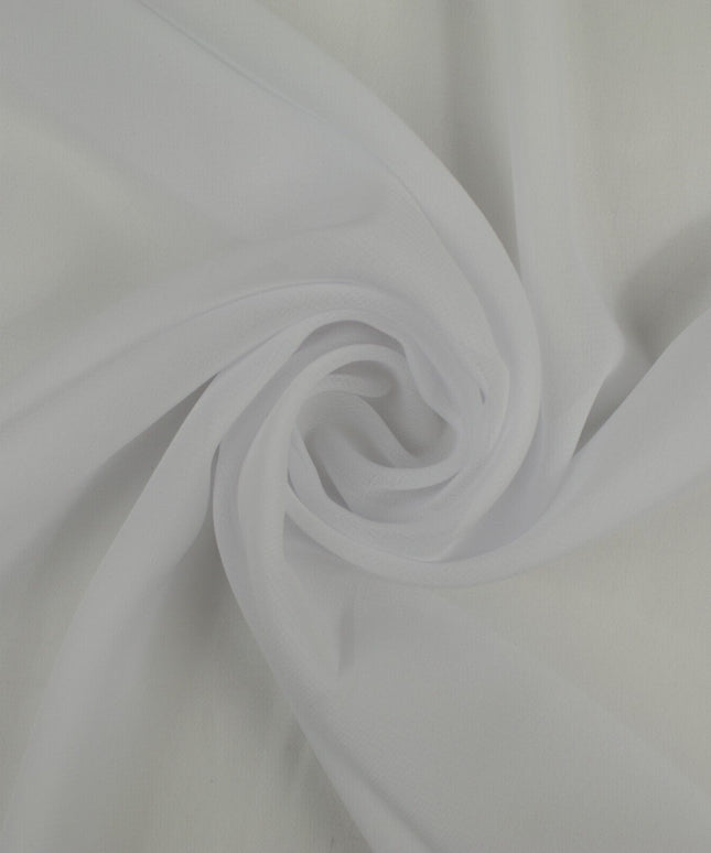 17 COLOURS Plain Soft Smooth Heavy Georgette Chiffon Sheer Dress Fabric 59" Wide