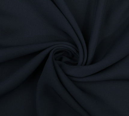 18 COLOURS - Premium Plain DOUBLE Georgette Chiffon Sheer Dress Polyester Fabric