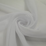 17 COLOURS Plain Soft Smooth Heavy Georgette Chiffon Sheer Dress Fabric 59" Wide