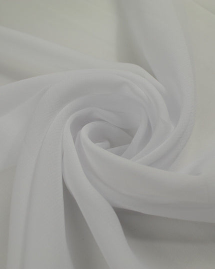 17 COLOURS Plain Soft Smooth Heavy Georgette Chiffon Sheer Dress Fabric 59" Wide