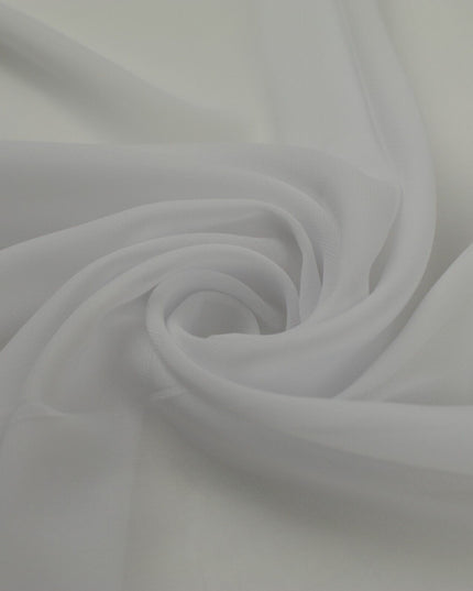 17 COLOURS Plain Soft Smooth Heavy Georgette Chiffon Sheer Dress Fabric 59" Wide