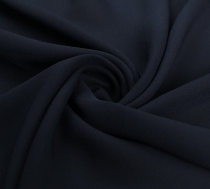 18 COLOURS - Premium Plain DOUBLE Georgette Chiffon Sheer Dress Polyester Fabric