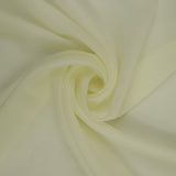 17 COLOURS Plain Soft Smooth Heavy Georgette Chiffon Sheer Dress Fabric 59" Wide