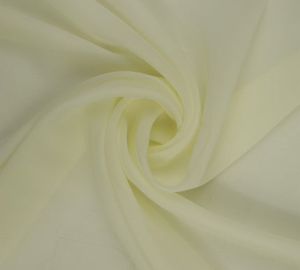 17 COLOURS Plain Soft Smooth Heavy Georgette Chiffon Sheer Dress Fabric 59" Wide