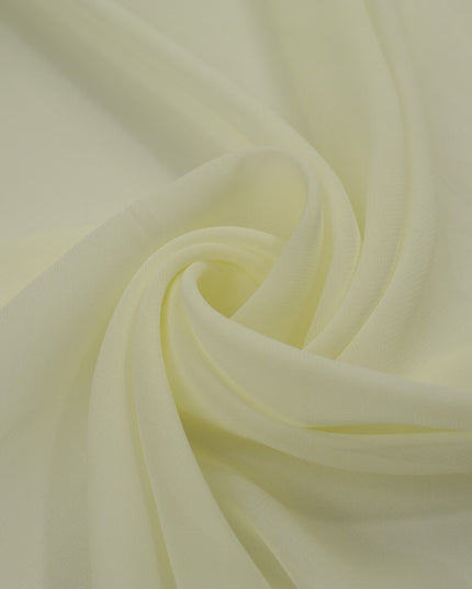 17 COLOURS Plain Soft Smooth Heavy Georgette Chiffon Sheer Dress Fabric 59" Wide