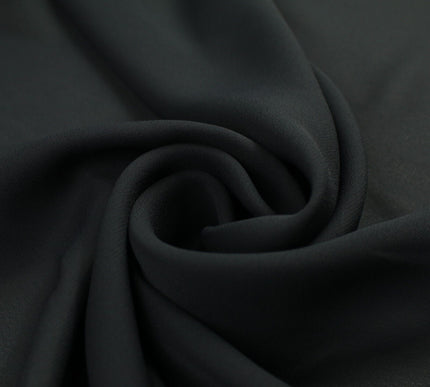 18 COLOURS - Premium Plain DOUBLE Georgette Chiffon Sheer Dress Polyester Fabric