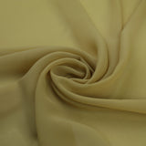 17 COLOURS Plain Soft Smooth Heavy Georgette Chiffon Sheer Dress Fabric 59" Wide