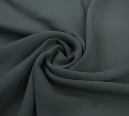 18 COLOURS - Premium Plain DOUBLE Georgette Chiffon Sheer Dress Polyester Fabric