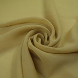 17 COLOURS Plain Soft Smooth Heavy Georgette Chiffon Sheer Dress Fabric 59" Wide