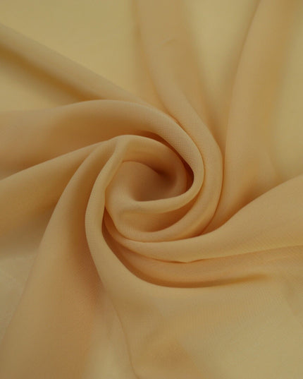 17 COLOURS Plain Soft Smooth Heavy Georgette Chiffon Sheer Dress Fabric 59" Wide