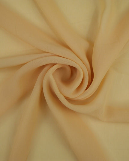 17 COLOURS Plain Soft Smooth Heavy Georgette Chiffon Sheer Dress Fabric 59" Wide