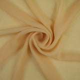17 COLOURS Plain Soft Smooth Heavy Georgette Chiffon Sheer Dress Fabric 59" Wide