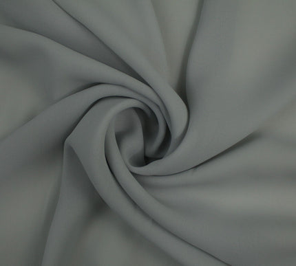 18 COLOURS - Premium Plain DOUBLE Georgette Chiffon Sheer Dress Polyester Fabric