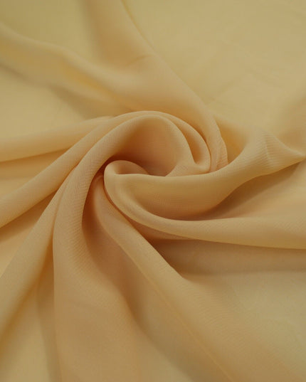 17 COLOURS Plain Soft Smooth Heavy Georgette Chiffon Sheer Dress Fabric 59" Wide