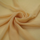 17 COLOURS Plain Soft Smooth Heavy Georgette Chiffon Sheer Dress Fabric 59" Wide