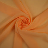 17 COLOURS Plain Soft Smooth Heavy Georgette Chiffon Sheer Dress Fabric 59" Wide