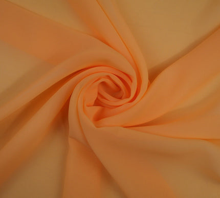 17 COLOURS Plain Soft Smooth Heavy Georgette Chiffon Sheer Dress Fabric 59" Wide