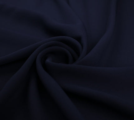 18 COLOURS - Premium Plain DOUBLE Georgette Chiffon Sheer Dress Polyester Fabric