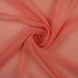 17 COLOURS Plain Soft Smooth Heavy Georgette Chiffon Sheer Dress Fabric 59" Wide