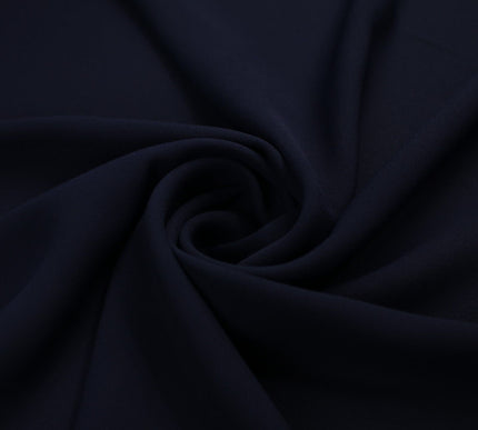 18 COLOURS - Premium Plain DOUBLE Georgette Chiffon Sheer Dress Polyester Fabric