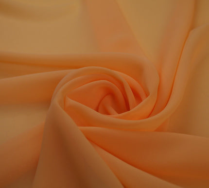 17 COLOURS Plain Soft Smooth Heavy Georgette Chiffon Sheer Dress Fabric 59" Wide