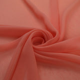 17 COLOURS Plain Soft Smooth Heavy Georgette Chiffon Sheer Dress Fabric 59" Wide