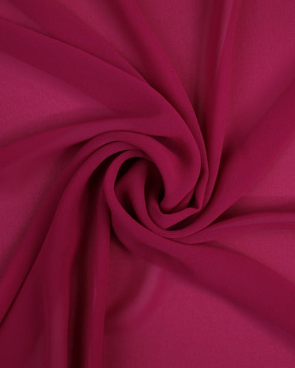 17 COLOURS Plain Soft Smooth Heavy Georgette Chiffon Sheer Dress Fabric 59" Wide