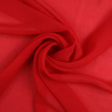 17 COLOURS Plain Soft Smooth Heavy Georgette Chiffon Sheer Dress Fabric 59" Wide
