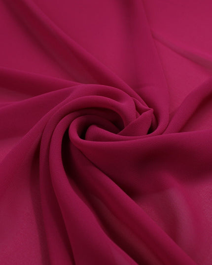 17 COLOURS Plain Soft Smooth Heavy Georgette Chiffon Sheer Dress Fabric 59" Wide