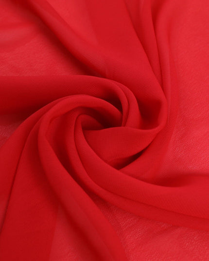 17 COLOURS Plain Soft Smooth Heavy Georgette Chiffon Sheer Dress Fabric 59" Wide