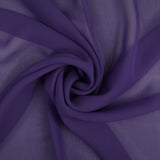17 COLOURS Plain Soft Smooth Heavy Georgette Chiffon Sheer Dress Fabric 59" Wide